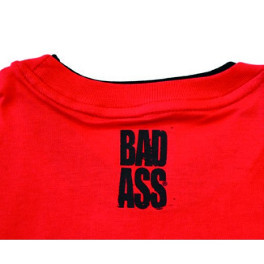 BAD ASS T-shirt Double Neck - model 02 RED